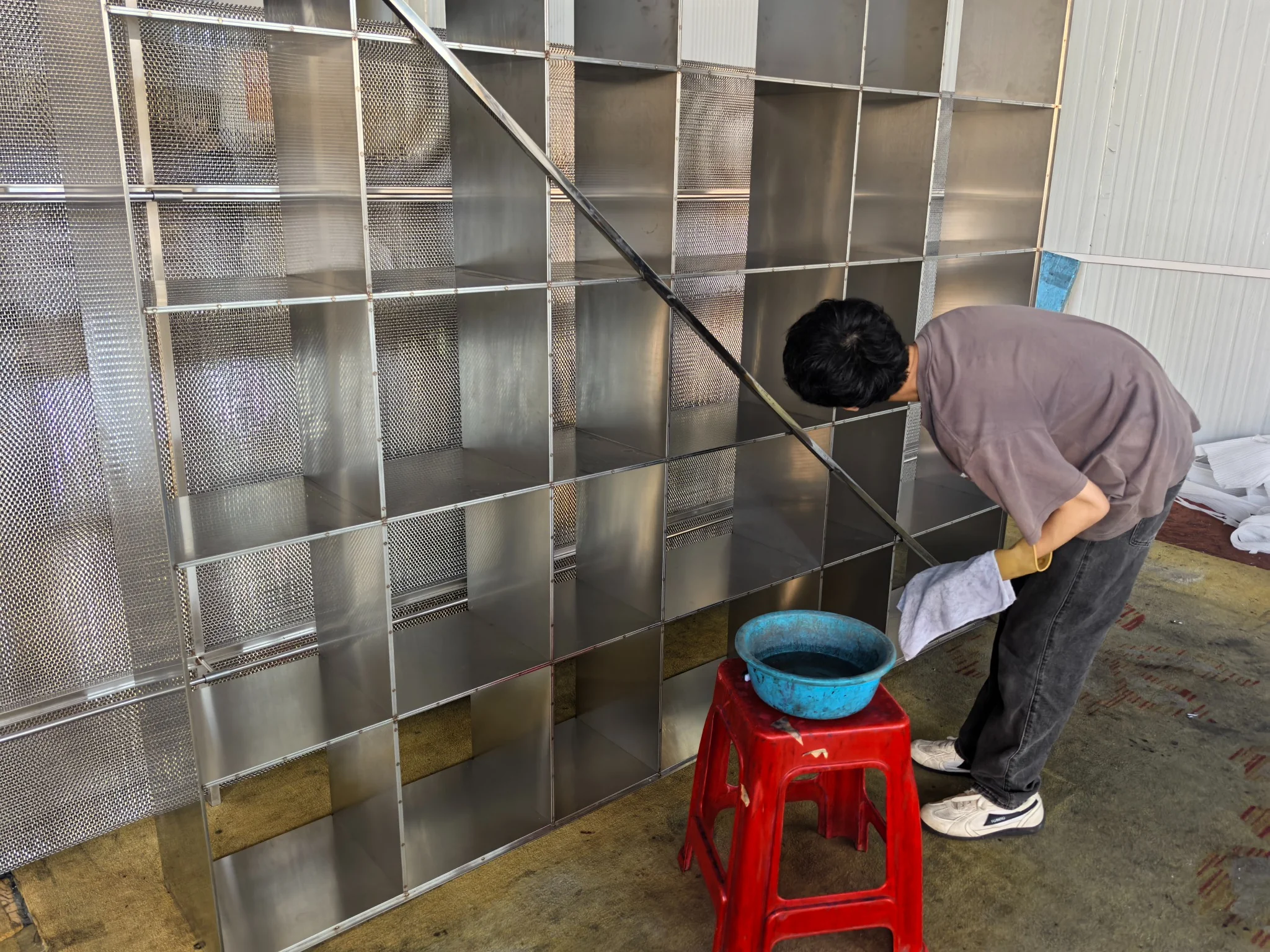 Pre-coating cleaning