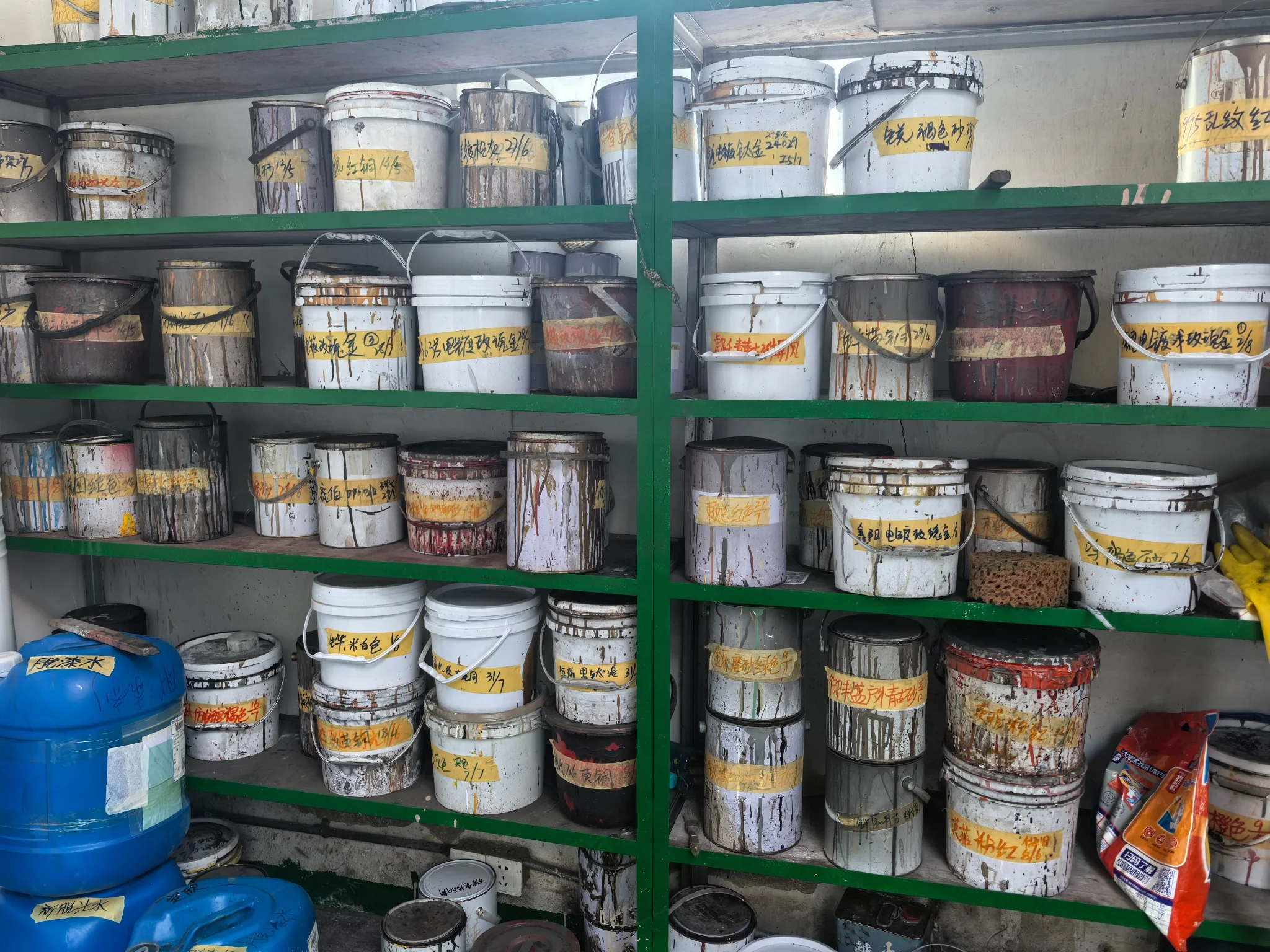 Fluorocarbon coating materials and colour preparation