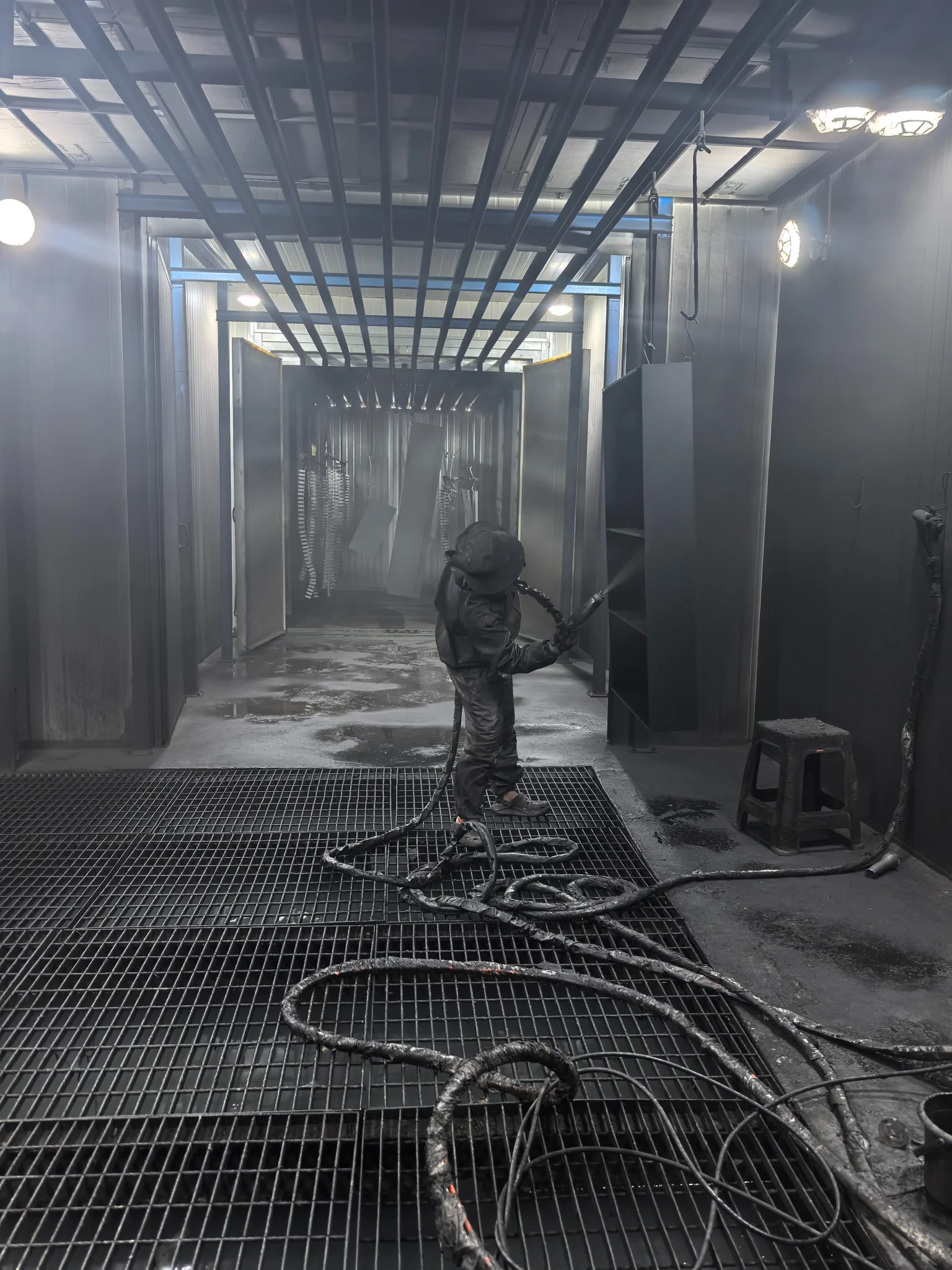 Fluorocarbon coating application