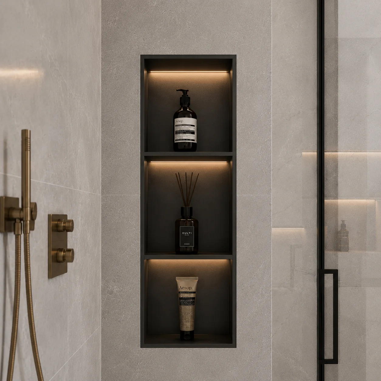 Stainless Steel Bathroom Niche application scene