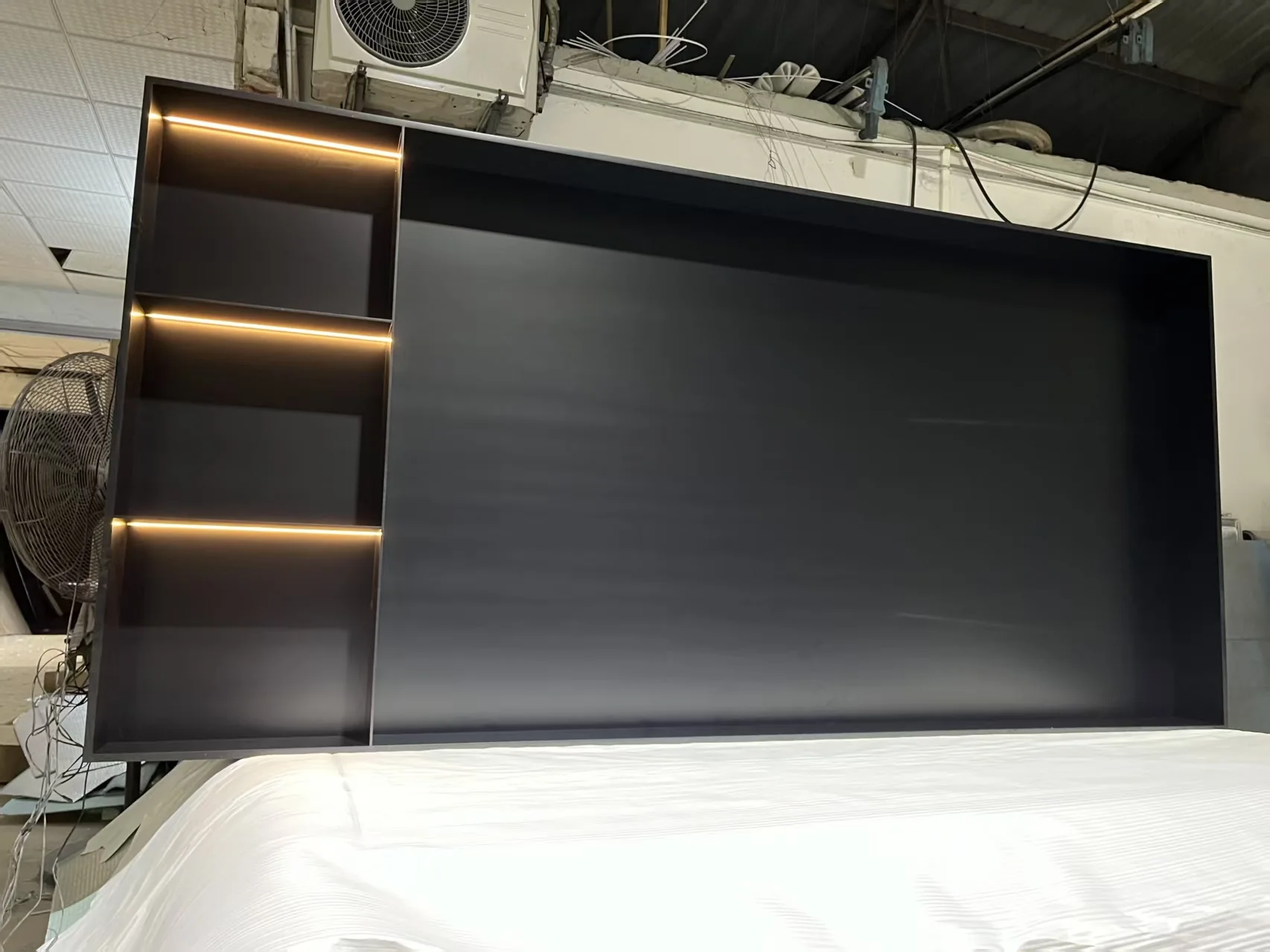 Stainless Steel TV Wall Niche real project photo 4