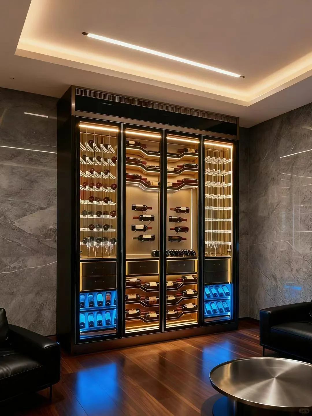 Stainless Steel Wine Cabinet real project photo 3