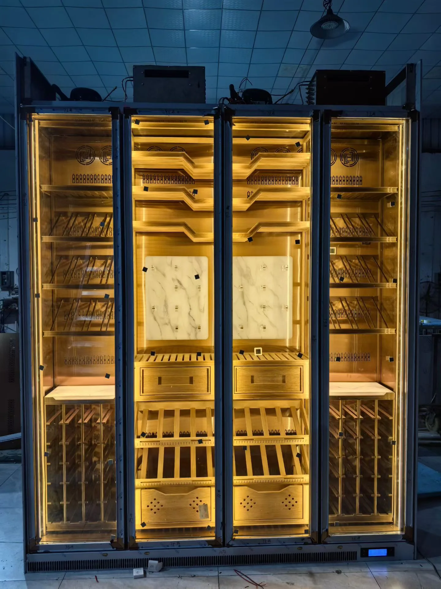 Stainless Steel Wine Cabinet real project photo 4