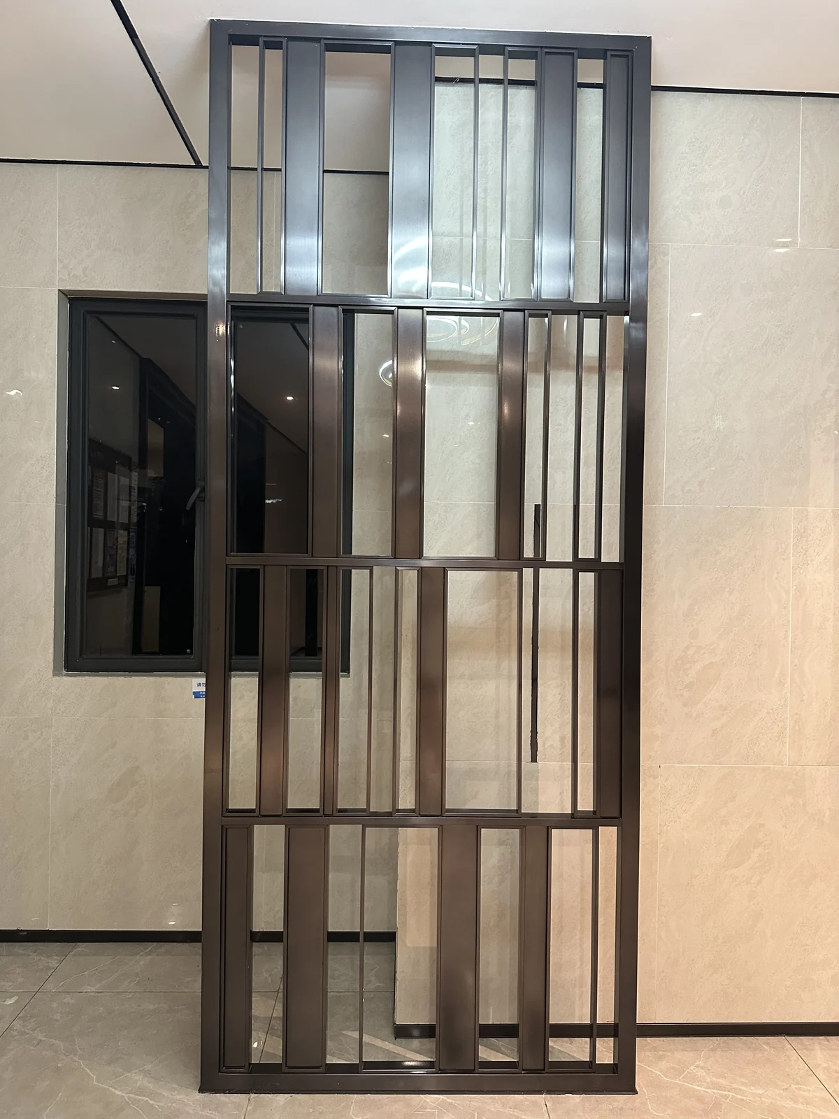 Modern stainless steel decorative screen reference 8