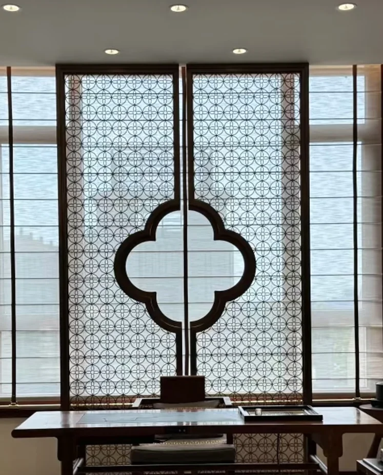New Chinese-style stainless steel decorative screen reference 6