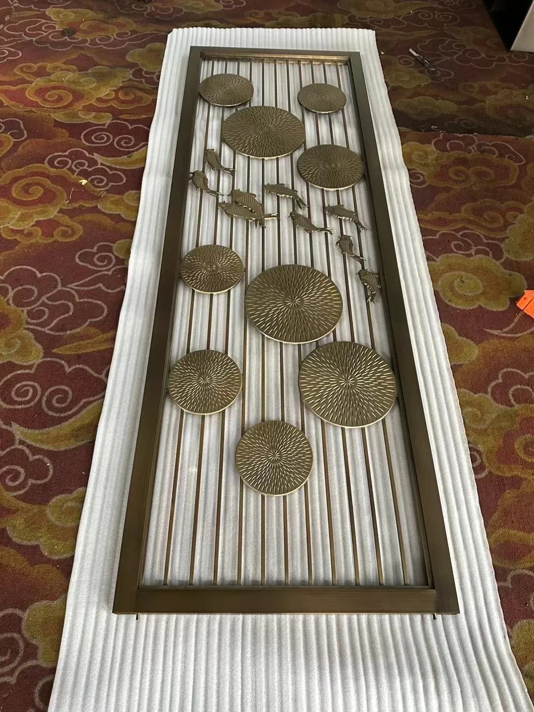 New Chinese-style stainless steel decorative screen reference 9